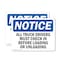 Signmission Truck Drivers Check In OSHA Notice Sign, Plastic, 10in W x 7in L, 2PK OS-2PACK-NS-P-710-L-16758 - alternate 1